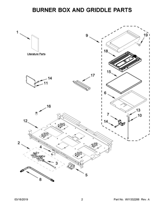Part Location Diagram of W11333176 Whirlpool MANIFOLD