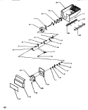 CRUSHED ICE BUCKET Diagram and Parts List for SXD520NW P1181101W W Amana Refrigerator