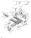 MACHINE COMPARTMENT Diagram and Parts List for SXD520SL P1182401W L Amana Refrigerator