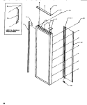 DOOR & HANDLE TRIM REF Diagram and Parts List for SSD522SW P1184702W W Amana Refrigerator