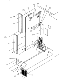 CABINET BACK Diagram and Parts List for TV18S4L P1194902W L Amana Refrigerator