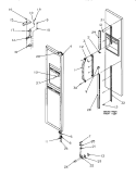 FZ DOOR Diagram and Parts List for SGD521SBL P1197101W L Amana Refrigerator