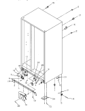 DRAIN AND ROLLERS Diagram and Parts List for SGD521SBL P1197101W L Amana Refrigerator