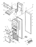 Part Location Diagram of 10881001L Whirlpool Ass'y, ref dr (alm)