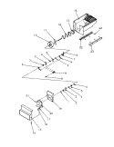 CRUSHED ICE BUCKET Diagram and Parts List for SBD20S4E P1190001W E Amana Refrigerator