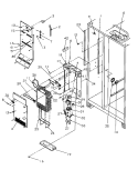 EVAP AND AIR HANDLING Diagram and Parts List for SRDE528SBW P1184902W W Amana Refrigerator