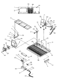 MACHINE COMPARTMENT Diagram and Parts List for SRDE528SBW P1184902W W Amana Refrigerator