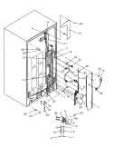 CABINET BACK Diagram and Parts List for SRDE528SBW P1184902W W Amana Refrigerator