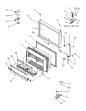 Part Location Diagram of 10925607L Whirlpool Assembly FRZ. Door FM