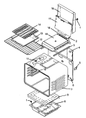 Part Location Diagram of 0306366 Whirlpool Weld, air duct broil