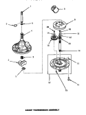 34526P TRANSMISSION ASSY Diagram and Parts List for AWM373W2  Amana Washer