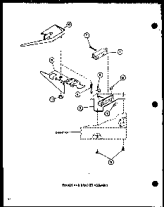 Section 19 Diagram and Parts List for LW1201 P1110510W W Amana Washer