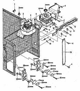 Part Location Diagram of 12506 Maytag Magnetron