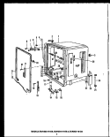 Page 1 Diagram and Parts List for DUR20519-OS  Amana Dishwasher