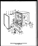 Part Location Diagram of 805723 Whirlpool Extrusion - tub cushion