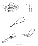 SPECIAL TOOLS Diagram and Parts List for LW6163LM PLW6163LM A Amana Washer