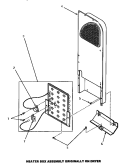 HEATER BOX ASSY, ORIGINAL Diagram and Parts List for AEM427W2  Amana Dryer