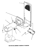 HEATER BOX ASSY, ORIGINAL Diagram and Parts List for AGM429W2  Amana Dryer