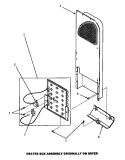 HEATER BOX ASSY, ORIGINAL Diagram and Parts List for AEM477W2  Amana Dryer