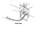 POWER CORD Diagram and Parts List for AEM477W2  Amana Dryer