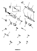 TERMINALS Diagram and Parts List for AEM477W2  Amana Dryer