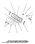 Part Location Diagram of 502445 Whirlpool Panel, graphics whi
