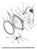 L Diagram and Parts List for AEM677W2  Speed Queen Dryer