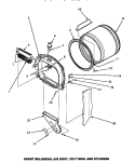 L Diagram and Parts List for AGM679L2  Amana Dryer
