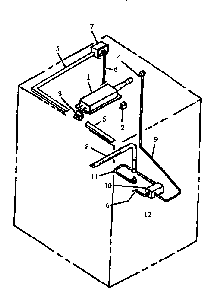 Gas Components Diagram and Parts List for AGS750L-P1141236NL  Amana Range