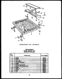 TOP DETAILS Diagram and Parts List for DCR22501VOS  Amana Dishwasher