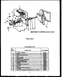 DETERGENT CUP Diagram and Parts List for DCR211  Caloric Dishwasher
