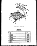 Page 7 Diagram and Parts List for DCR211  Caloric Dishwasher