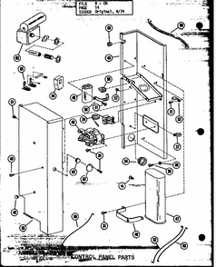 Part Location Diagram of A0057801 Maytag HOLDING COIL