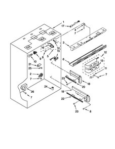 Refrigerator Liner Parts Diagram and Parts List for JB36NXFXLW02  Jenn-Air Refrigerator
