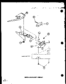 Section 3 Diagram and Parts List for LWD250 P7762107W W Amana Washer