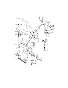 Mainassembly Diagram and Parts List for C9007  Hoover Upright Vacuum