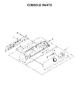 Console parts Diagram and Parts List for MVW6230HC1  Maytag Washer