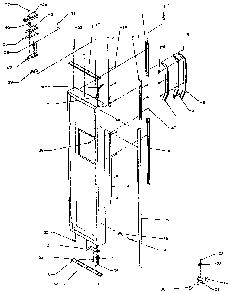 Freezer Door Diagram and Parts List for SZDE27N-P1162205W  Amana Refrigerator