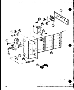 Part Location Diagram of D9640404 Whirlpool Fuse board