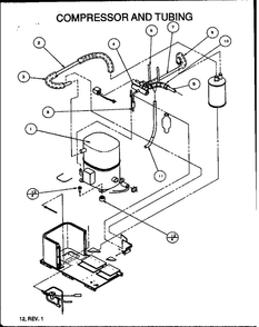 Part Location Diagram of B1412701 Whirlpool VALVE