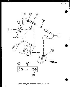 Section 5 Diagram and Parts List for LW3603L P1122406WL Amana Washer