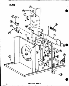 Part Location Diagram of C5979201 Whirlpool NLAINSULATION-PARTITION