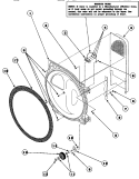 Part Location Diagram of 5002614W Whirlpool REAR BULKHEAD