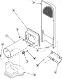 Part Location Diagram of 61974 Whirlpool BURNER HOUSING