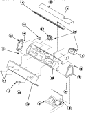Part Location Diagram of 37681W Whirlpool Panel