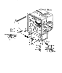 Part Location Diagram of R0904525 Whirlpool NLAINSULATION, TUB