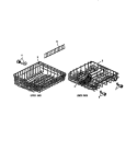 RACK Diagram and Parts List for CDU600CB P1188317W Amana Dishwasher