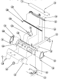 GRAPHIC PANEL, CONTROL HOOD AND CONTROLS Diagram and Parts List for LG8163LM PLG8163LM Amana Dryer