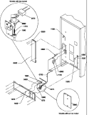 CABINET BACK Diagram and Parts List for BRF20TLW P1199201W L Amana Refrigerator