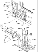 MACHINE COMPARTMENT ASSY Diagram and Parts List for BRF20TLW P1199201W L Amana Refrigerator